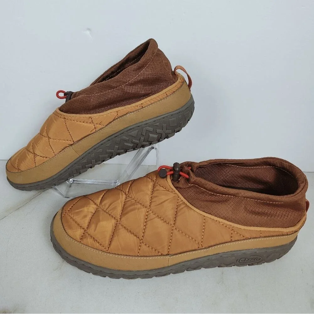 Chaco Men's Ramble Puff Cinch Casual Shoes Slippers Carmel Brown, 9.5